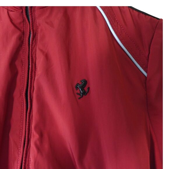 Vintage Y2K Ferrari Women Track Lightweight Jacket Size XS Red - Picture 5 of 13